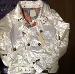 DIESEL サテン地ライダースジャケット