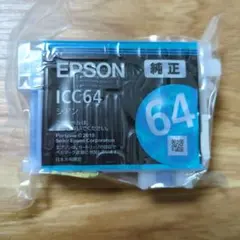未使用品 EPSON ICC64シアン 純正品のサムネイル