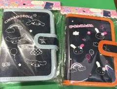 シナモロール ウサハナ バインダー 2個セット　シール帳　デニム