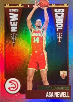 【1377】HAWKS ASA NEWELL RC Topps Flagship