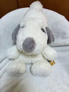 スヌーピー ぬいぐるみ ニット帽子
