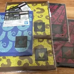 一番くじワンピース　H賞ジャガードタオル5点