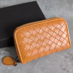 【美品】ボッテガヴェネタ イントレチャート コインケース 小銭入れ レザー本革