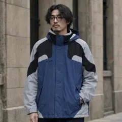【k6904】Columbia マウンテンパーカー ナイロンシェル フード XL