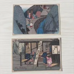 サンリオ 浮世絵 コラボカード ポチャッコ マイメロ 2枚