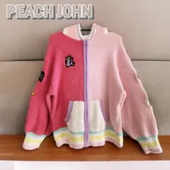 7900□美品PEACH JOHNパーカーONE PIECERED bc07x1のサムネイル