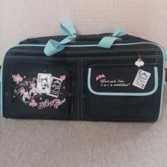 新品☆mezzo piano ベリエちゃん ボストンバッグ 修学旅行 大容量 黒のサムネイル