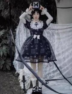 【栀】LO645 lolita オリジナル jsk ロリータ ワンピース