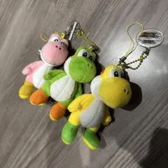 USJスーパーニンテンドーワールド ヨッシーぬいぐるみキーホルダー3体セット