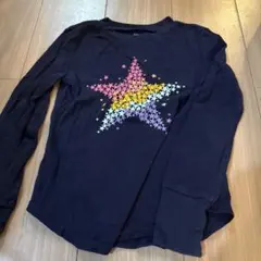 GAP KIDS 長袖カットソー ネイビー 星柄 M