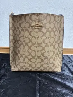 COACH モリー バケットバッグ シグネチャーキャンバス ショルダーバッグ