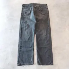 リーバイス569 Levis W34 ブラックデニム 黒 ヒゲ 古着 15355