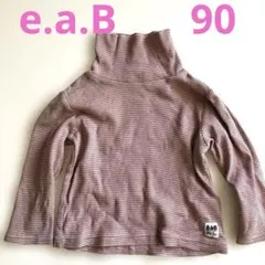 e.a.B エーアーベー　細ストライプ タートルネック