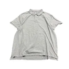 OLD NAVY 半袖ポロシャツ　無地　ビッグシルエット　グレー　2XL 8jのサムネイル