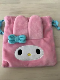 マイメロディー巾着袋 ピンク