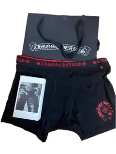 ひ*ら様 CHROME HEARTS ボクサーパンツ レッド✖︎ブラック Chrome hearts ボクサーパンツ ブラック/レッド - メルカリ
