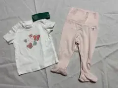 バタフライデザインTシャツとレギンスのサムネイル