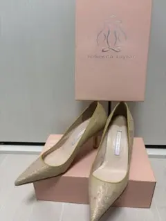 1回使用　レベッカテイラー　Rebecca taylor パンプス　23.5のサムネイル