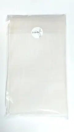 ポジャギ高級モシ布 ホワイトアイボリー size105cm×29.5cm d@5