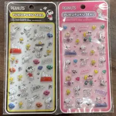 『新品』PEANUTS スヌーピー シール 2枚セット