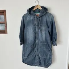 CUBE SUGAR フード付きデニムジャケット