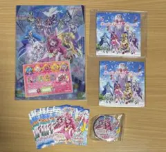 プリキュア 映画 グッズ まとめ売り クリアファイル ステッカー 缶バッジ