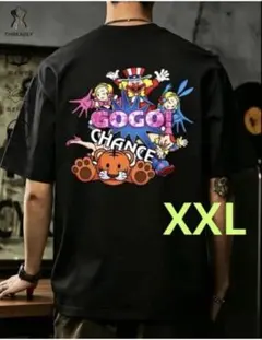 値下げしました！新品未使用 メンズ 半袖 Tシャツ ジャグラー ブラック XXL