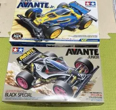 【希少美品・塗装済】スーパーアバンテ ブラック配色 レーサー付き ミニ四駆 ミニ四駆 タミヤ ミニ四駆特別企画商品（マシン） スーパー