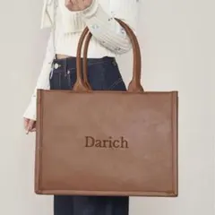 Darich ロゴレザートートバッグ ダーリッチ　ブラウンのサムネイル