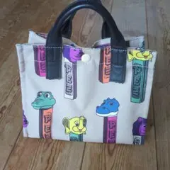 【ear】PEZ カラフル動物キャラクター トートバッグ