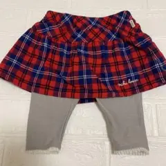 ミキハウス チェック柄スカッツ　80