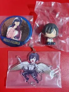 【新品未開封】進撃の巨人一番くじ Ｆ賞 Ｇ賞 H賞ミカサセット