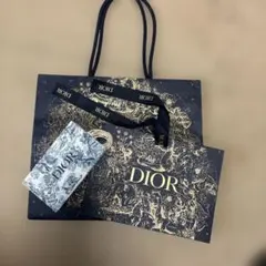 DIOR 星座柄 ショップ袋とタグセット
