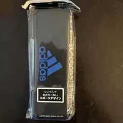 adidas 三菱鉛筆 ワイドマグネット ペンケース ブラックのサムネイル
