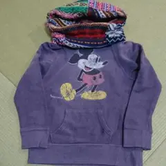 デニムダンガリー ミッキー トレーナー