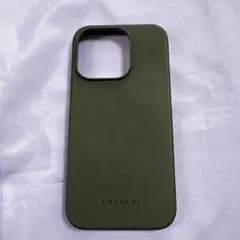 COACH コーチ iPhone15Proケース ハードケース キャンバス コーチ