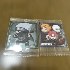 NARUTO ナルト 忍界 シール ウエハース サスケ 水月 香燐 重吾