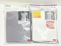 新品未使用　Lサイズ　UNIQLO エアリズム　ヒートテック　2点セット