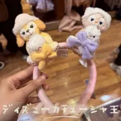 香港ディズニー 雪だるま　クッキーアン　リーナベル　カチューシャ