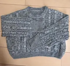 Cutie blonde ショート丈 ラメニット セーター