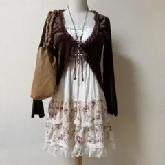 ౨ৎ⋆˚。⋆フェアリーグランジ 森ガール 姫ギャル リズリサ系 カーディガン