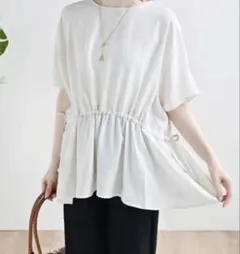 しまむらMUMU ウエストシャーリングトップス Mサイズ