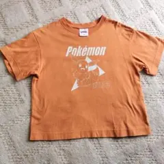 ポケモン イーブイ Tシャツ キッズ用 オレンジ 120