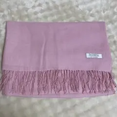 PASHMINA 100%カシミヤ ピンク ストール