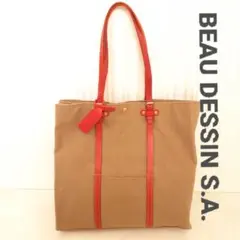 BEAU DESSIN S.A.　ボーデッサン　トートバッグ　レッドのサムネイル