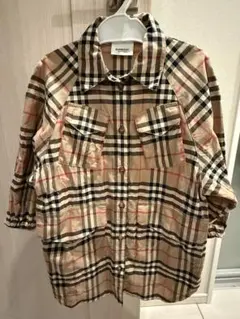 BURBERRY チェック柄 長袖シャツ 6Y