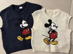 ミッキーマウス ニットセーターとTシャツセット