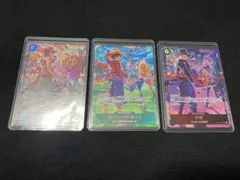 ワンピースカードゲーム サボ ルフィ エース 3枚セット sec シークレット