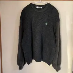 ロデオクラウンズ アームシャギーニット　ダークグレー