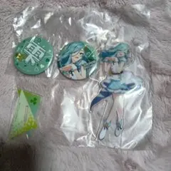 プロジェクトセカイ　モアモアジャンプ 日野森雫　缶バッチ　アクリルスタンド